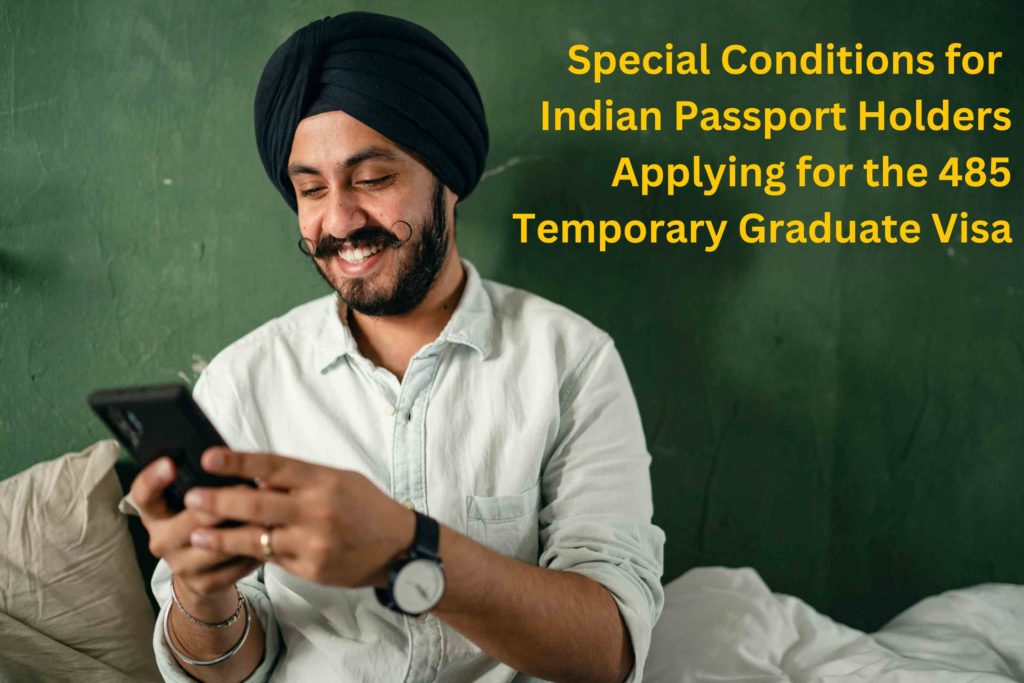 Special Conditions for Indian Passport Holders